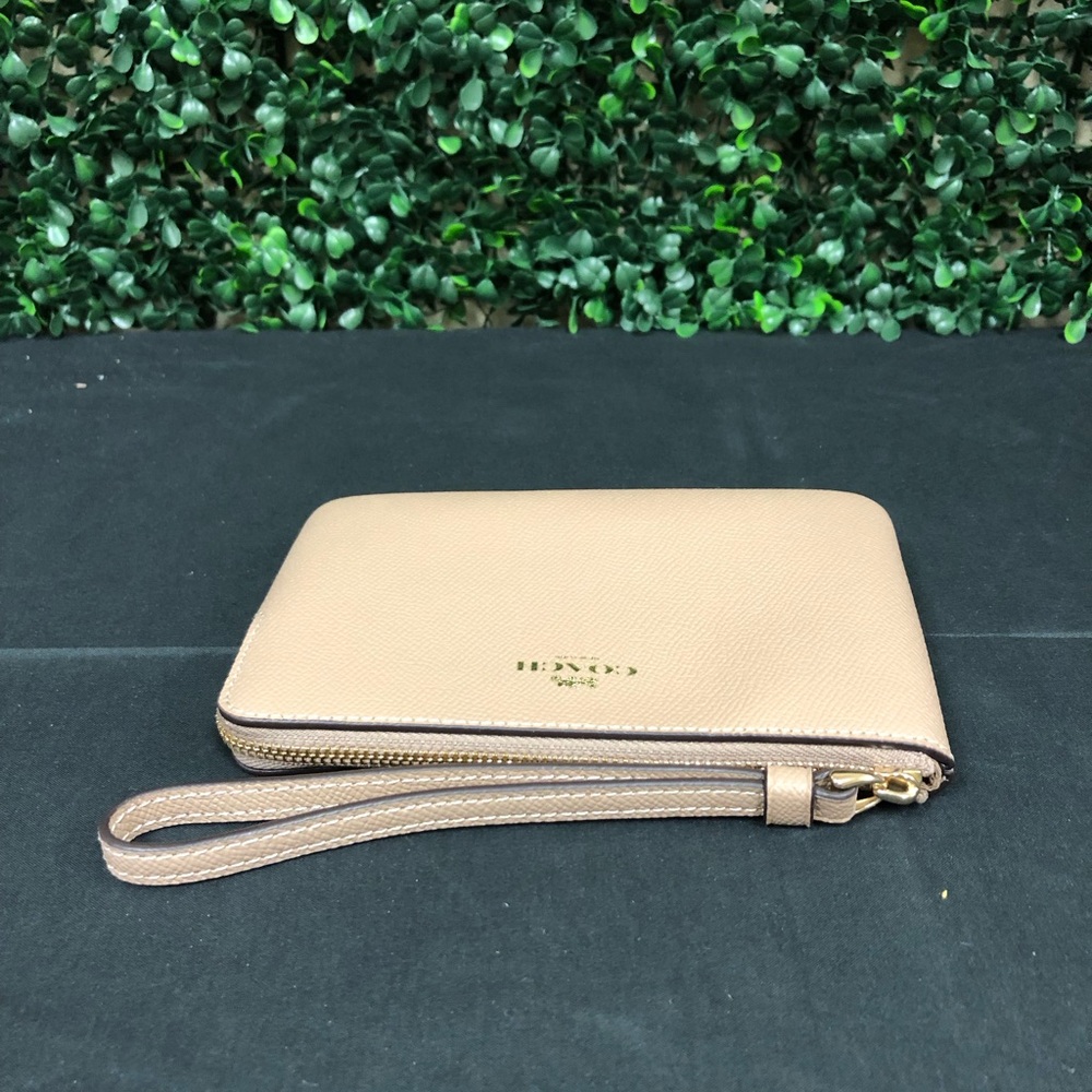 Coach Corner Zip Wristlet - Picture 7 of 16